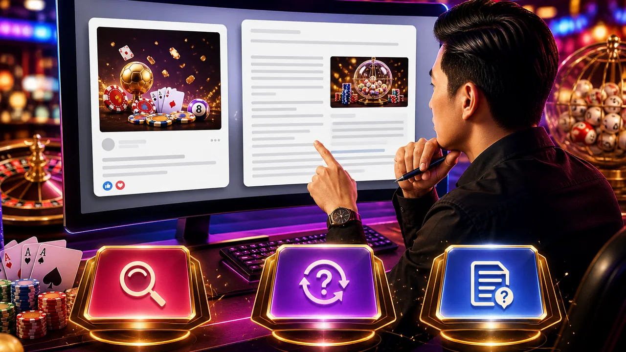Ba câu hỏi giúp kiểm tra bài đăng tóm tắt 8KBet có thiếu thông tin
